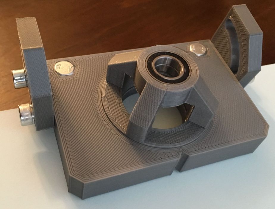 Sablon mobila din plastic dur gri pentru balamale 35mm model 2.0