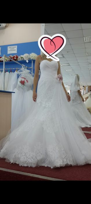 Свадебное платье 42-44р