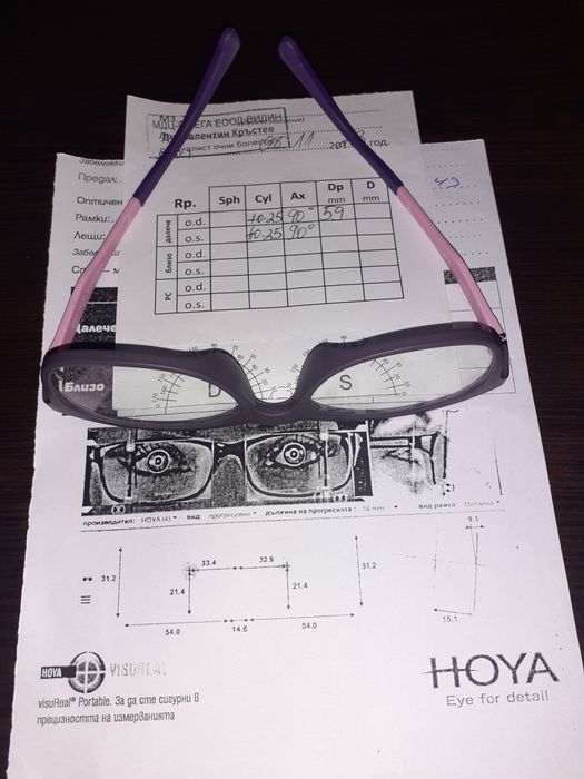 Детски диоптрични очила