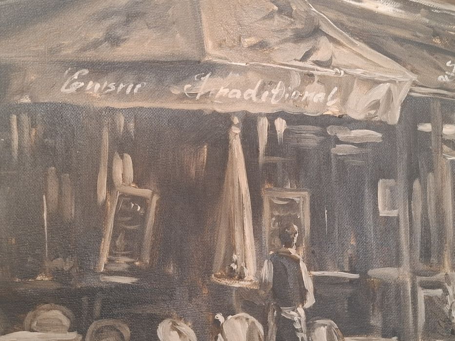 Стара картина масло Вощенаров