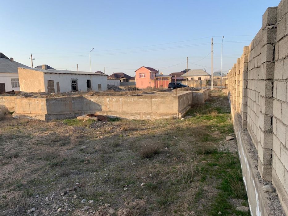 Жер сатылады фундаментпен Продается земля