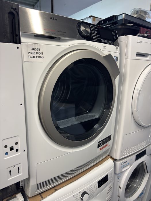 Uscător de rufe cu pompa de caldura AEG T8DEC86S serie 8000