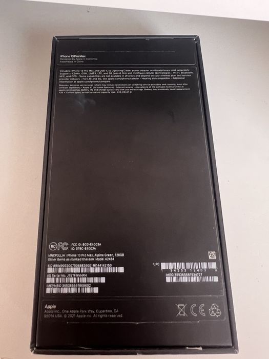 Айфон 13 про мах 128гб  емкость 78%