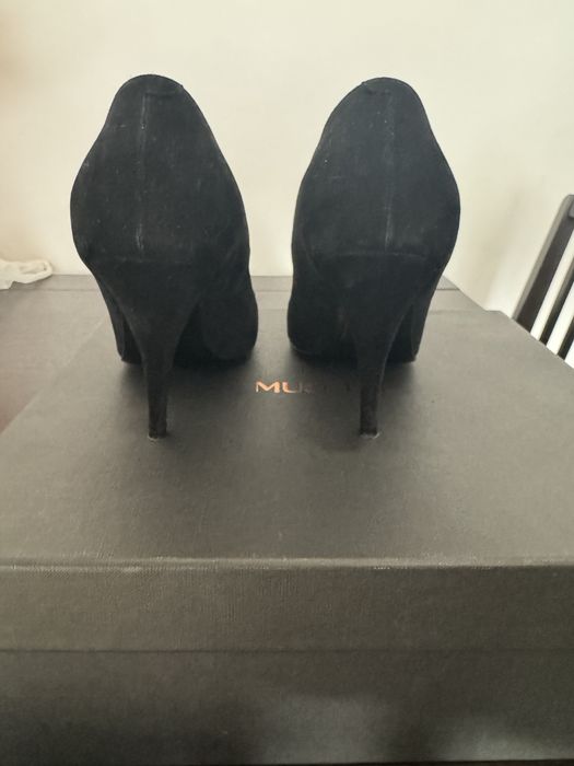 Pantofi eleganti Musette, piele intoarsa marime 38