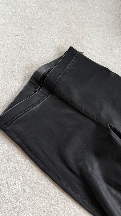 Massimo Dutti кожен skinny панталон, размер М