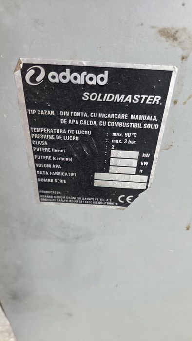 Centrala termica pe lemne ADARAD SOLIDMASTER – 38 kW