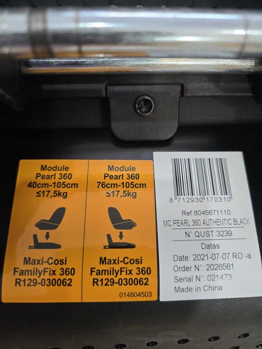 Scaun de masina Maxi Cosi Pearl 360 grade
