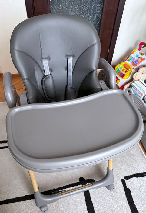 Детско столче за хранене Kikkaboo Olive Dark Grey