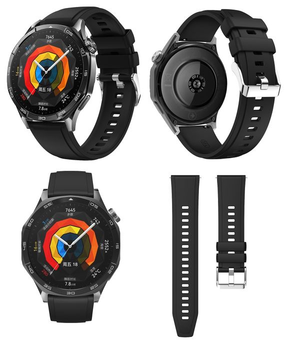 Силиконова Каишка Huawei Watch GT5 PRO 46mm GT4 GT3 GT2 Pro 22мм ширин
