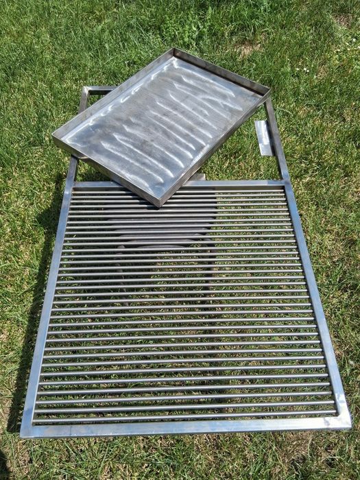 Gratar 70X50 CM INOX Alimentar, Bare 8mm,Rotative