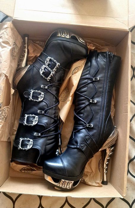 Cizme New Rock piele naturala