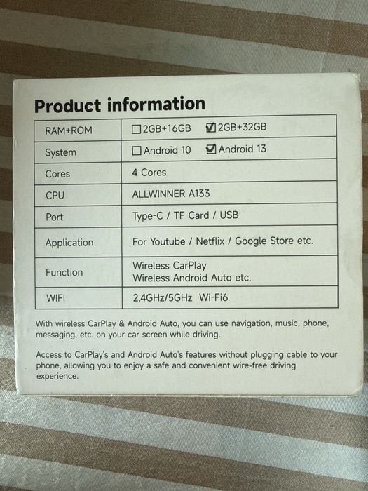 Wireless CarPlay Android