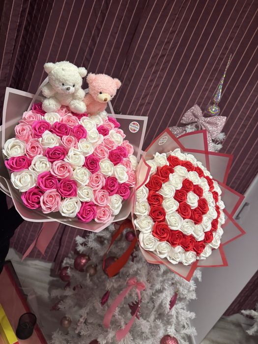 Buchet Trandafiri Sapun Premium