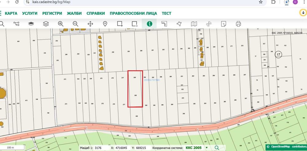 Продава се Парцел в Сливен, Център - 5593 кв.м за 22 €/кв.м - Снимка #1