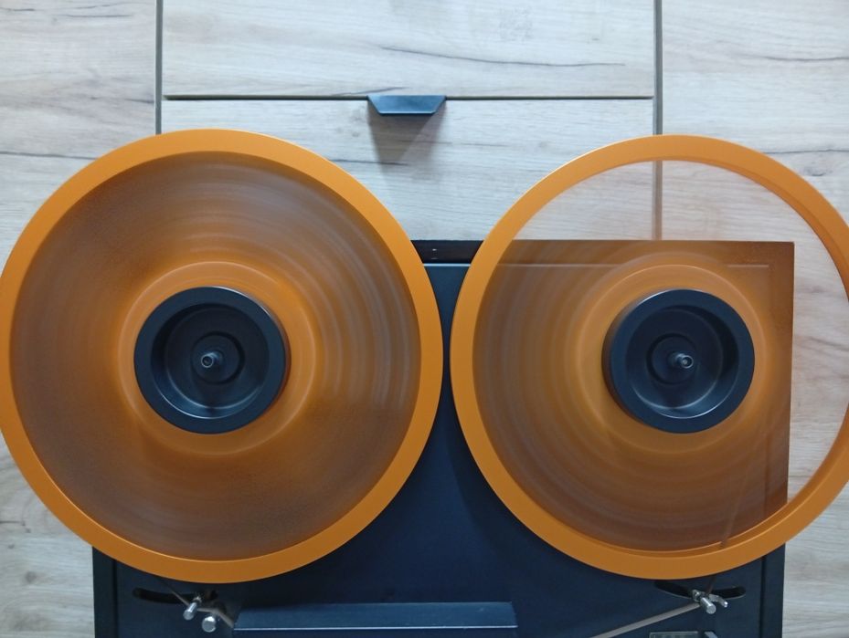 Teac 26 cm  Special _ set doua role metal magnetofon