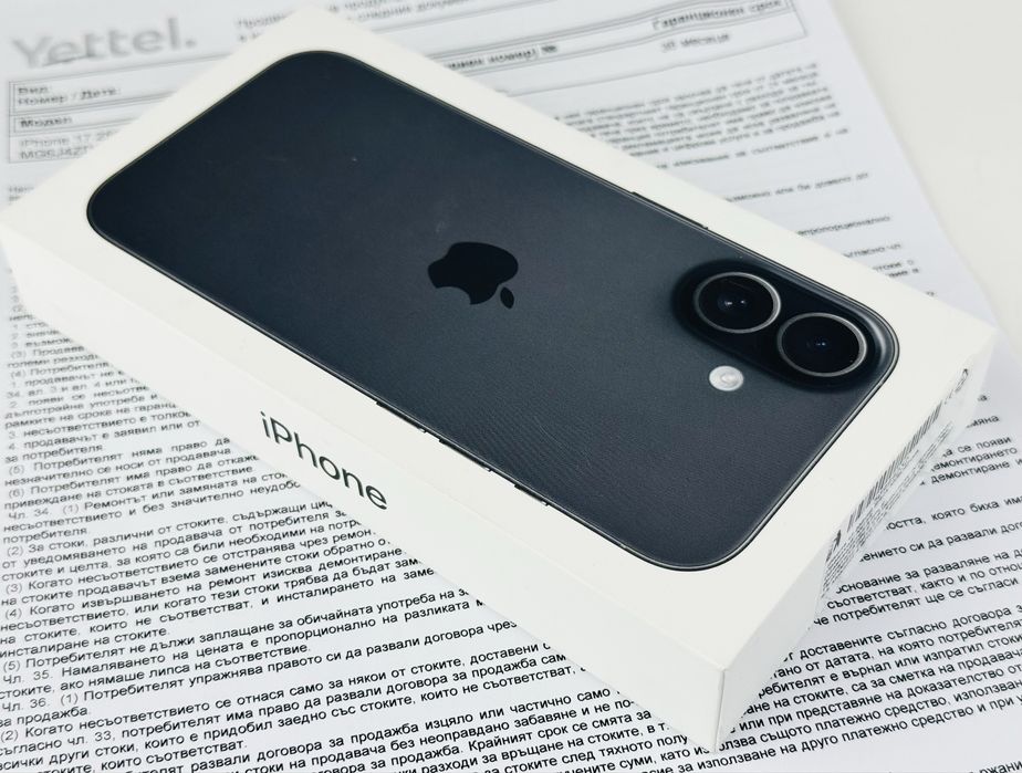 НОВ! Apple iPhone 17 256GB Black 3г. Гаранция!