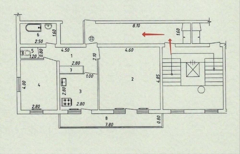 Чиланзар-15 Жуковский 2х комнатная квартира 60м² СВОЯ