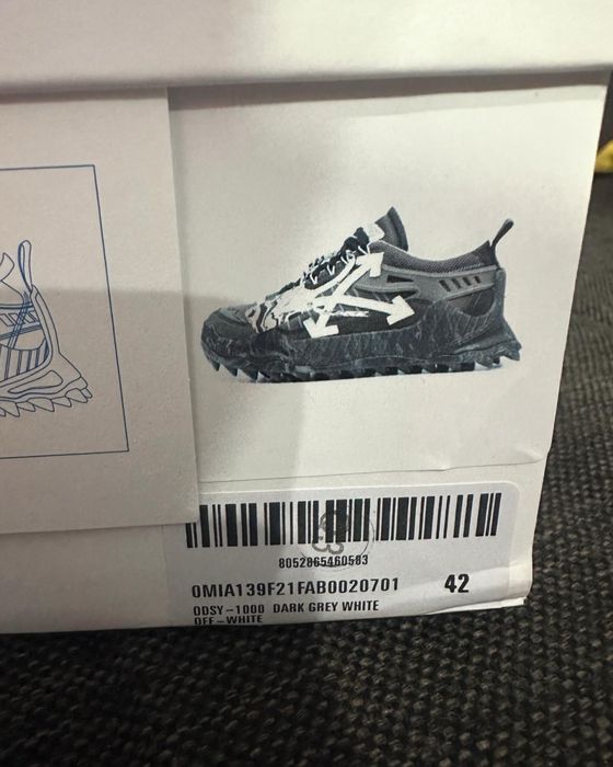 OFF-White Odsy-1000 Dark Grey