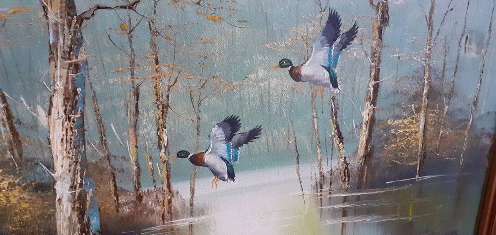 Картина масло върху платно