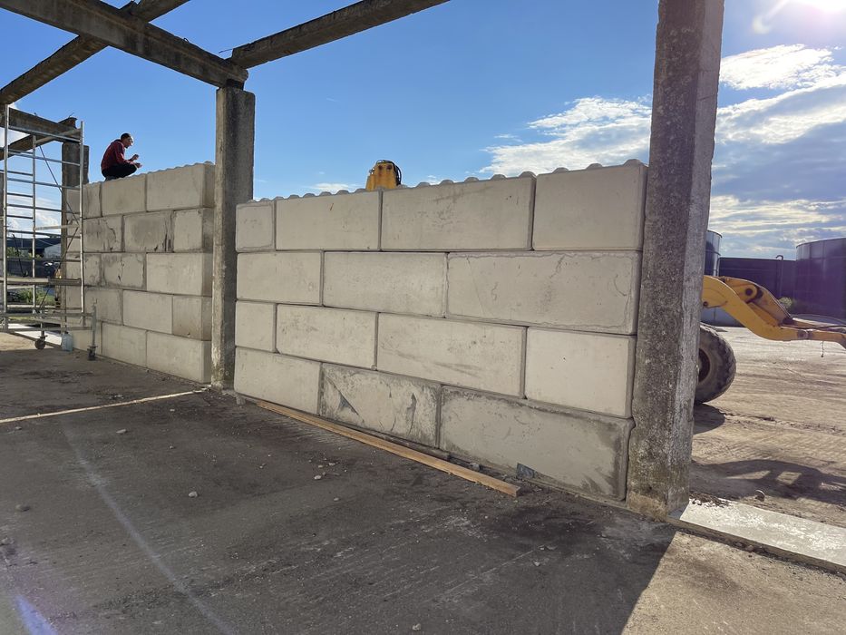 blocuri de beton, cuburi din beton, sprijinire maluri, podete,