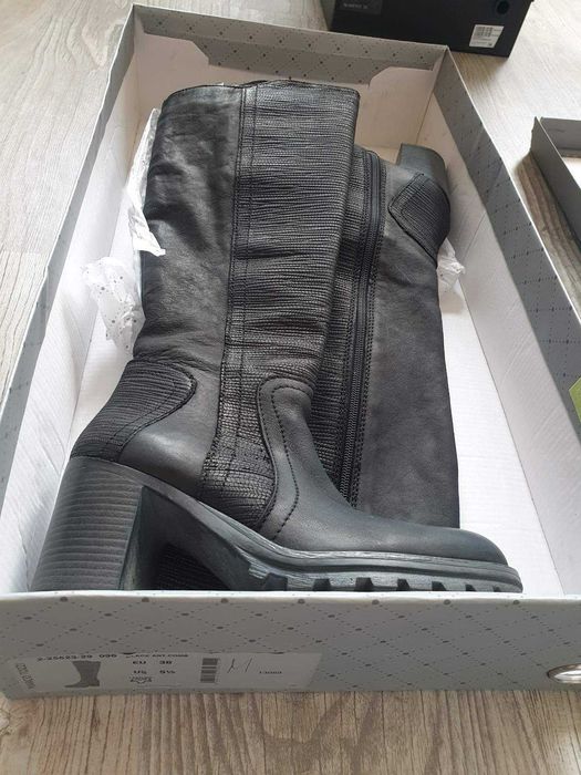 Marco Tozzi ботуши от ествествена кожа 36