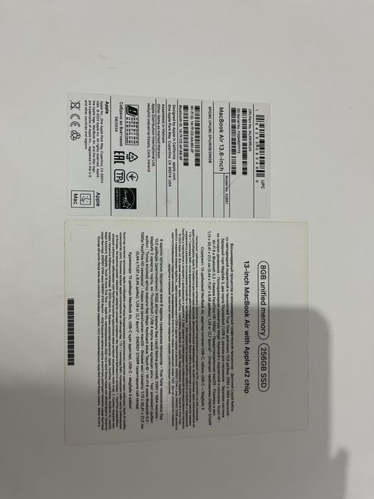 Macbook Air 13.6 в идеальном состоянии!