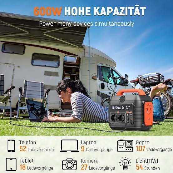 Соларен 600-ватов, преносим електрически генератор.