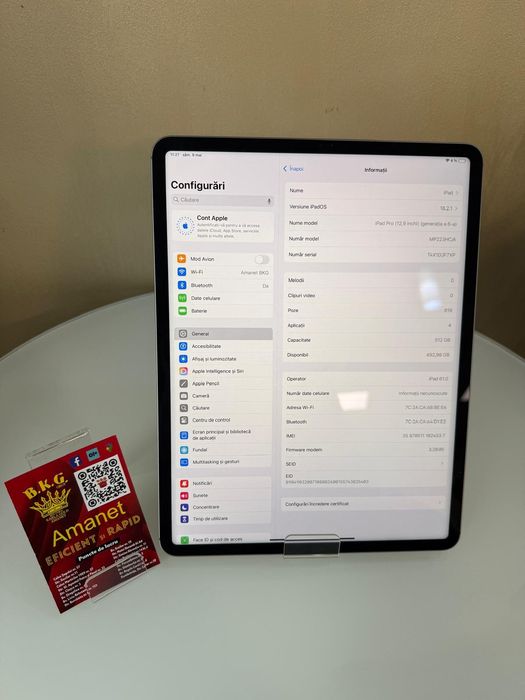 Ipad Pro Gen 6 M2 12.9 512gb Amanet BKG