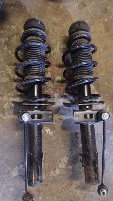 Telescoape față complete VW Polo 2012 – amortizoare cu arcuri și flanșe