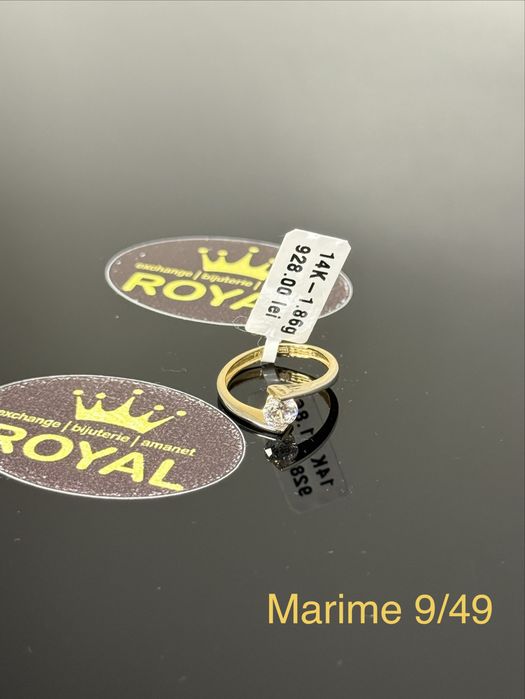 Bijuteria ROYAL : Inel AUR 14K NOU / 1.86 GR