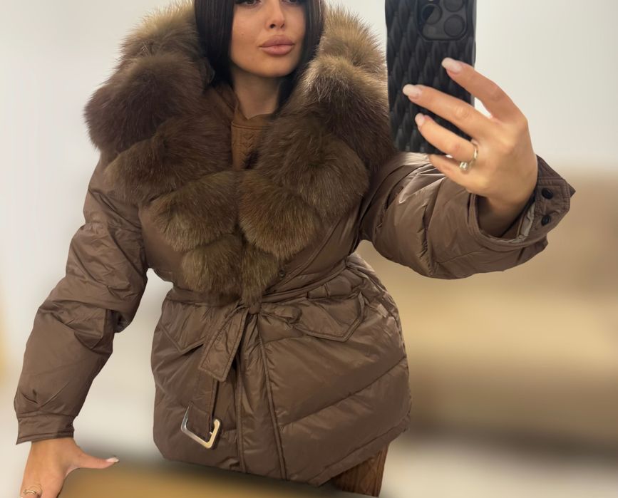 Geaca cu blana naturala