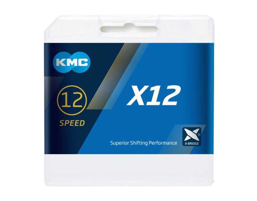 KMC X12 Tech black 12vit. + Missing Link 126L - lant bicicleta
