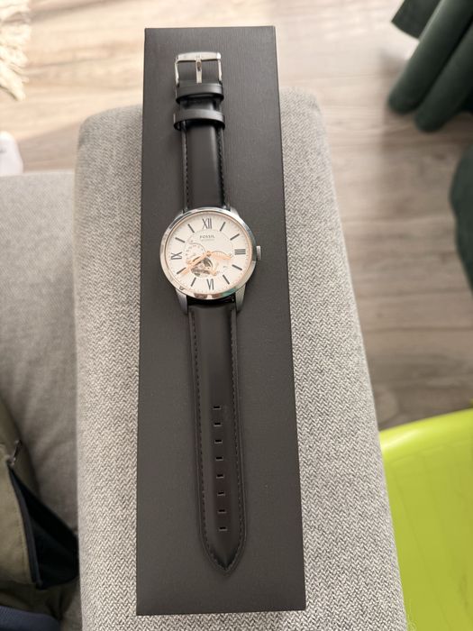 Ceas automatic stare perfecta Fossil curea de piele