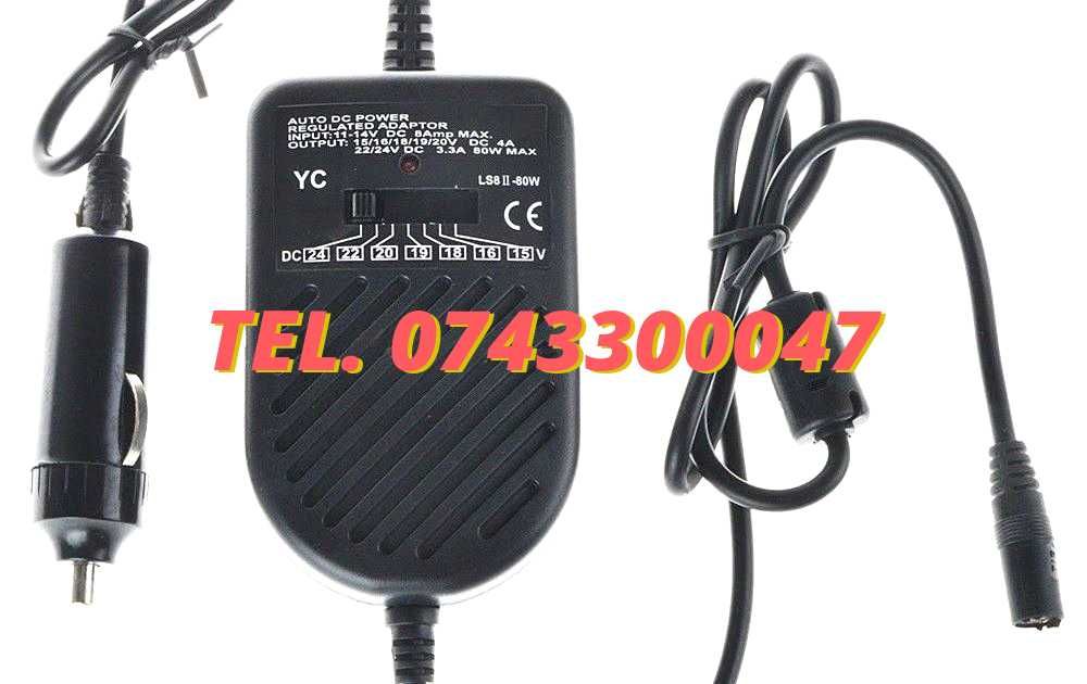 Incarcator Universal De Masina Auto Dc Adaptor Alimentare Notebook La