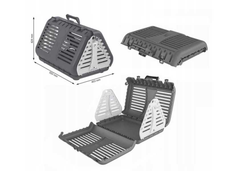 НОВИ! Транспортна клетка сгъваема за домашни любимци до 10кг