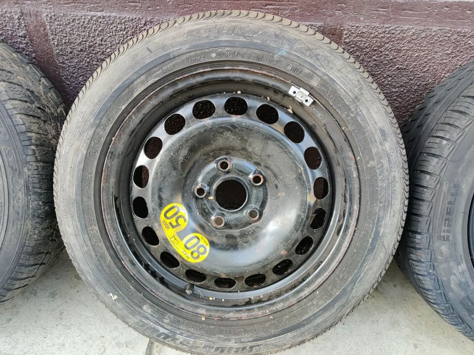 Jante tabla R16" VW Golf Passat Seat Exeo Audi A3 A4 Passat Golf 5 anvelope 205/55 R16 3C0601027M/N