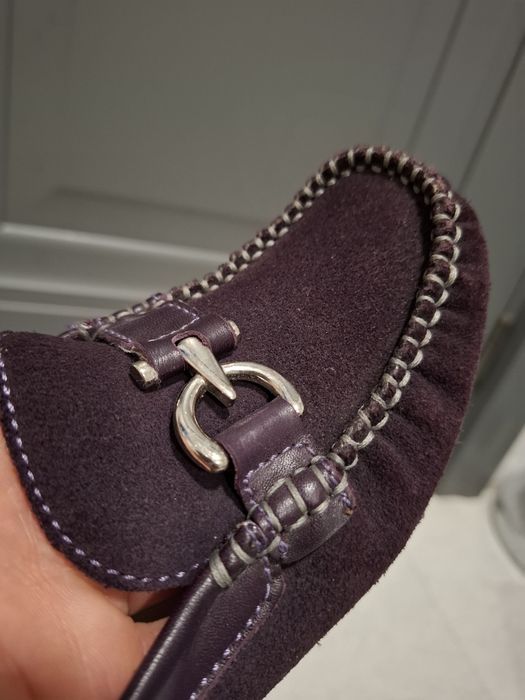 Mocasini mov din piele întoarsă Primigi marimea 33