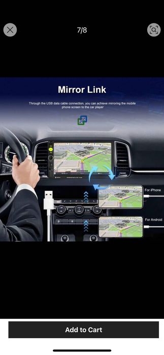 Универсална мултимедия за кола 7 инча двоен дин с блутут и GPS