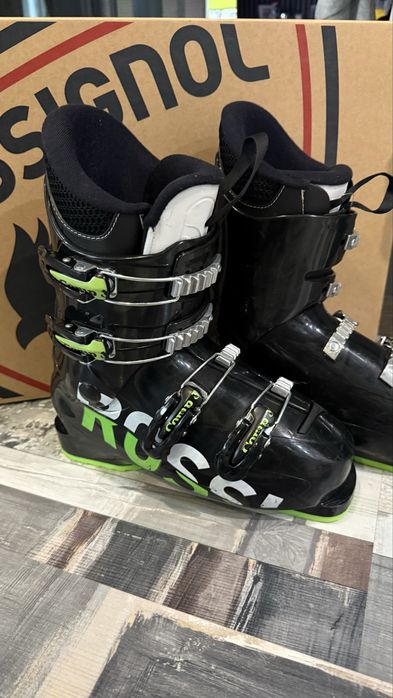 Rossignol комплект ски + щеки + обувки