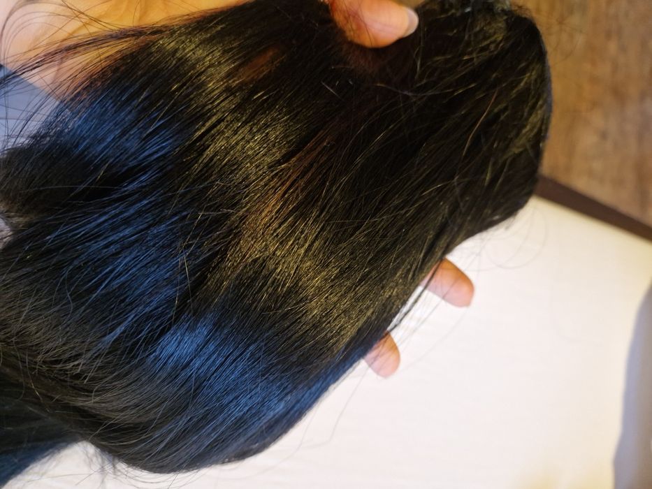 Естествена коса  черна