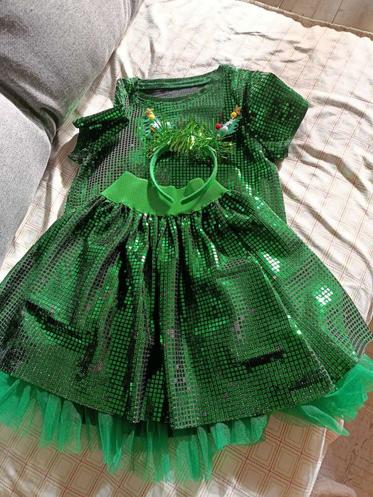 Костюм Елочка на девочку 10 лет