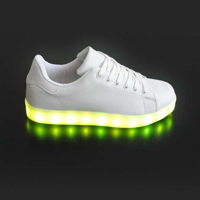 Adidasi cu Luminite / Leduri albi pentru copii, Unisex