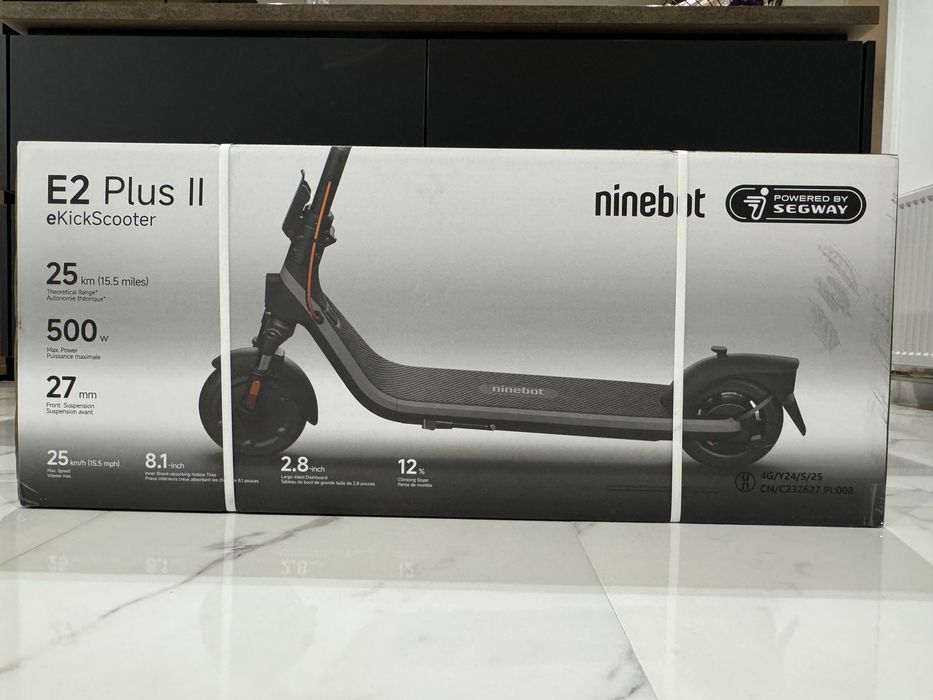 Trotineta Electrica Segway Ninebot E2 Plus II sigilata