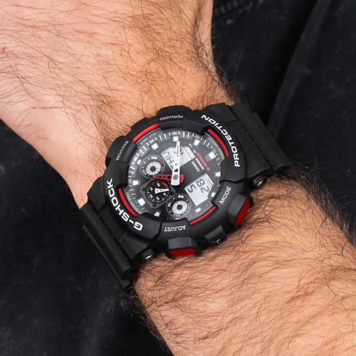 Нов часовник Casio G-Shock GA-100-1A4ER - гаранция