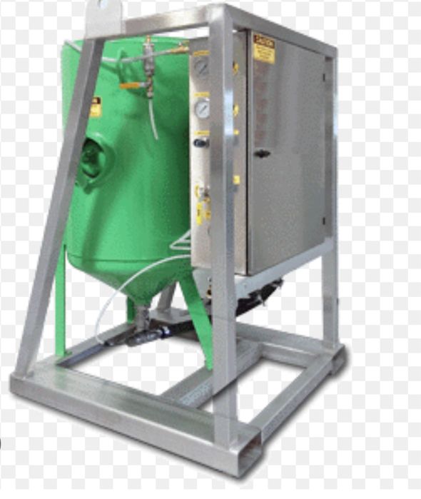 Masina , instalatie de sablat cu spa nisip si aer WATERBLAST