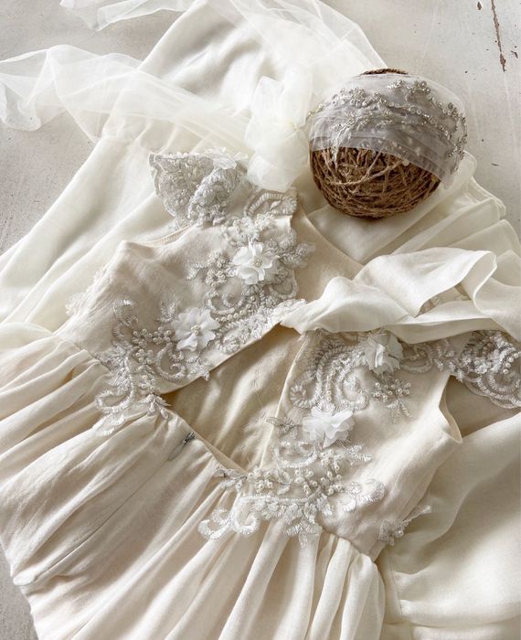 Rochie botez cosette 3-6 luni