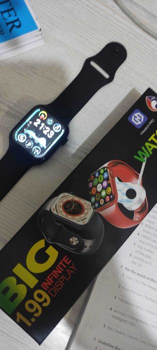 Aqlli soat I Smart Watch Big T800 Pro Max, I Android va iOS uchun