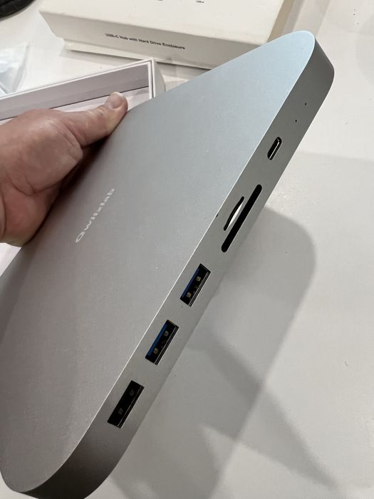 Usb-C Hub Mac Mini Qwizlab UH25 Silver