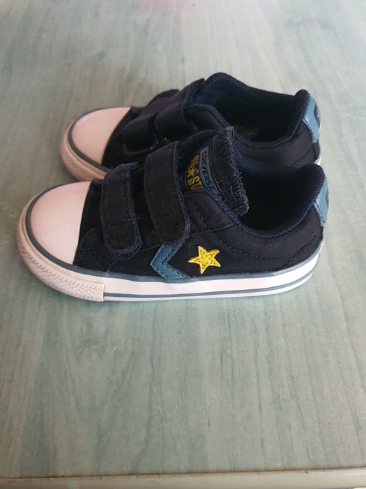 Tenisi Converse albastri de copii