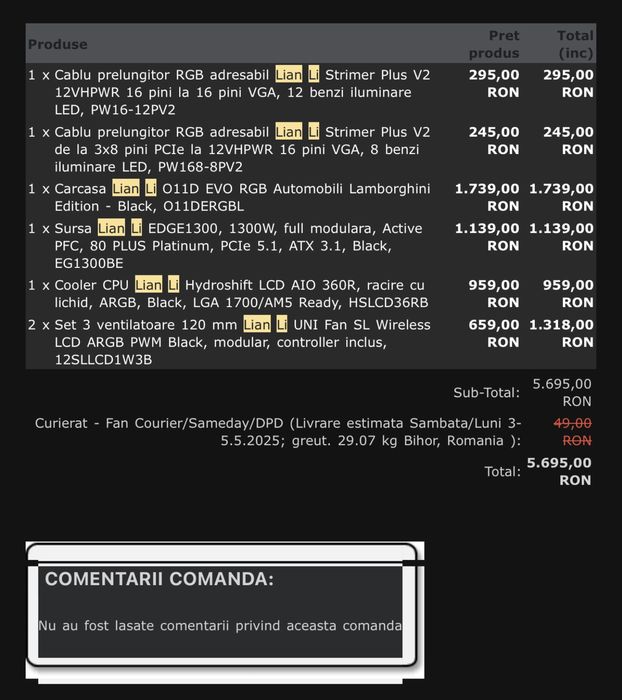 Vand PC Gaming HighENd